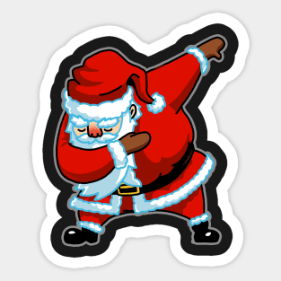 Dabbing Santa Christmas Tshirt Gift Dab Santa Claus T-Shirt Sticker